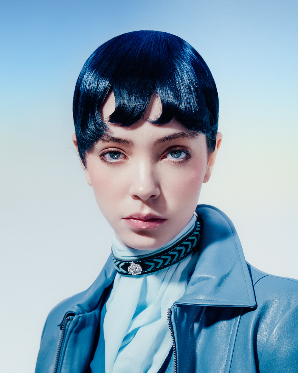 Sleek Blue Pixie - Stephen Adams - BHA Northern Ireland Hairdresser of the Year 2026 Finalist Collection